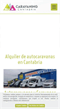 Mobile Screenshot of caravaningcantabria.es